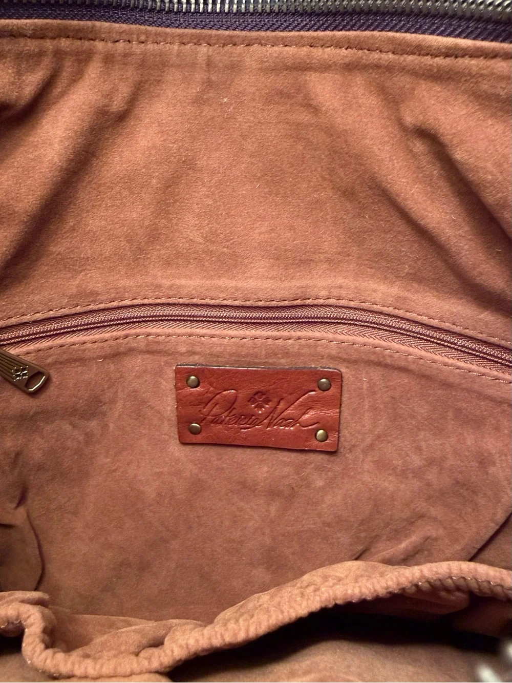 Patricia Nash Elini Leather Hobo Shoulder Bag Green Belted MSRP $269